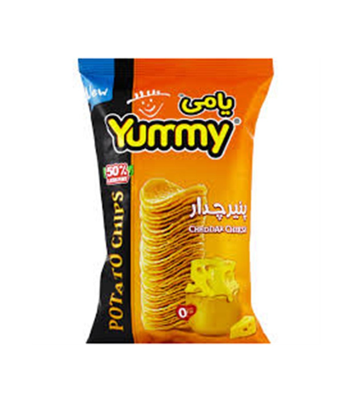 چيپس 50 گرم پنير چدار يامي