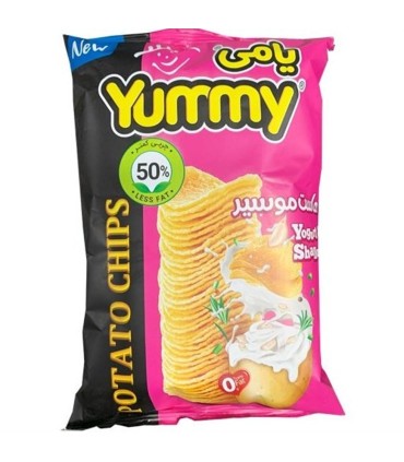 چيپس 50 گرم ماست و موسير يامي