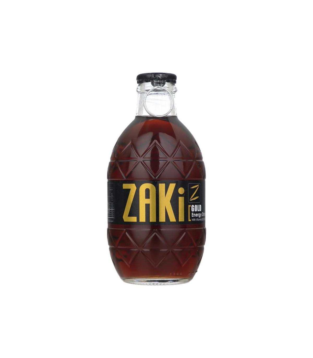 نوشيدني انرژي زا 240 ميل شيشه قهوه ZAKi