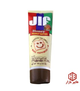 كره بادام زميني 100 گرم تيوپي عسلي JIf