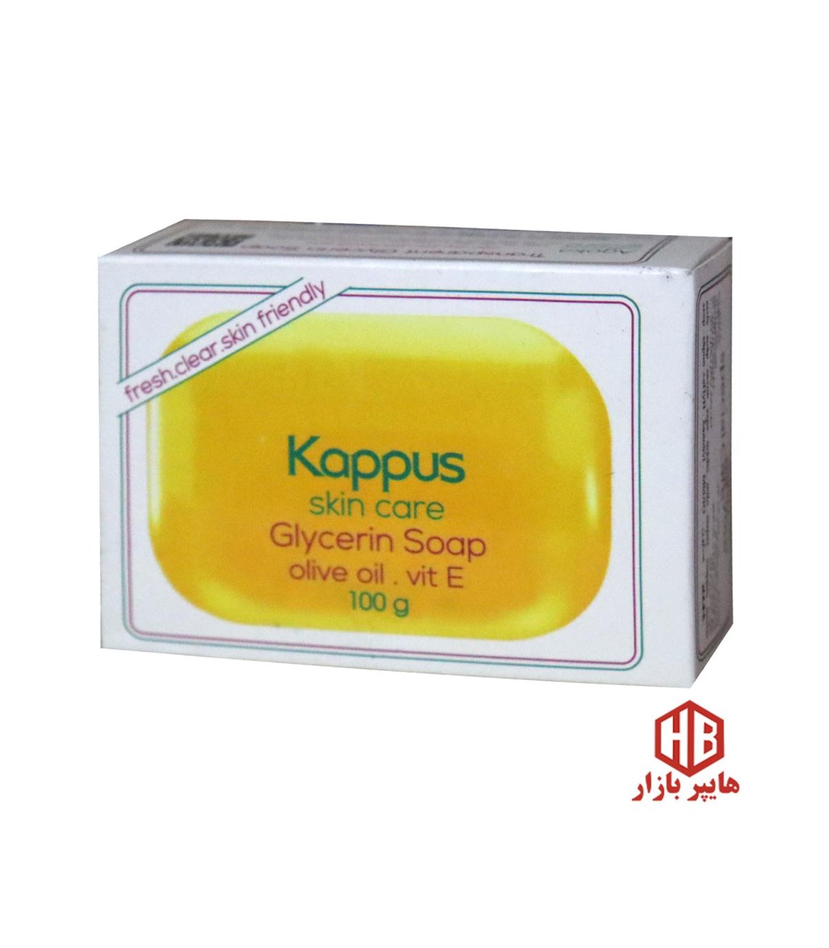 صابون دست و صورت 100 گرم گيليسرين روغن زيتون كاپوس