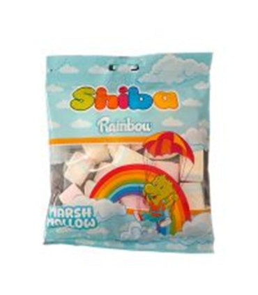 مارشمالو 50 گرم رنگين كمان شيبا