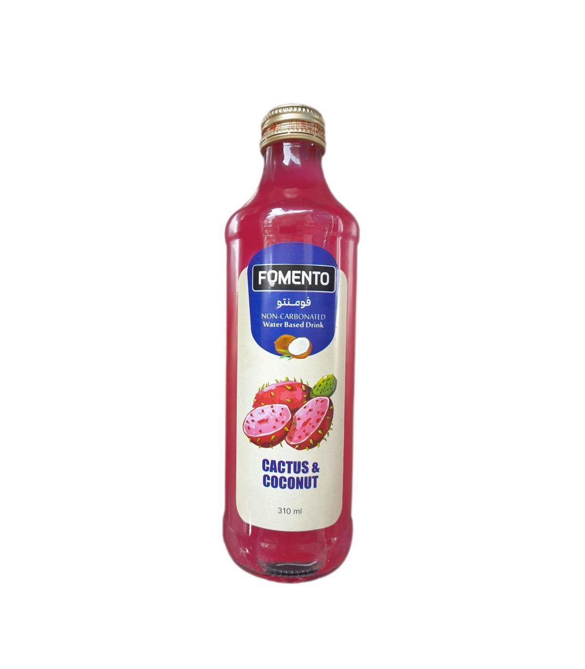 نوشيدني 300 ميل كاكتوس با تكه هاي نارگيل فومنتو