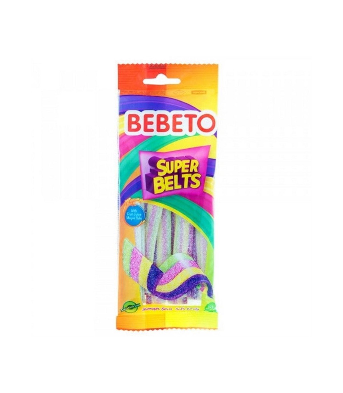 پاستيل 75 گرم نواري ميوه اي BEBETO