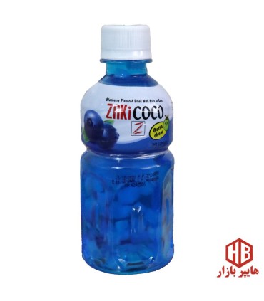 نوشيدني 300 ميل بلوبري با تكه هاي نارگيل ZAKi