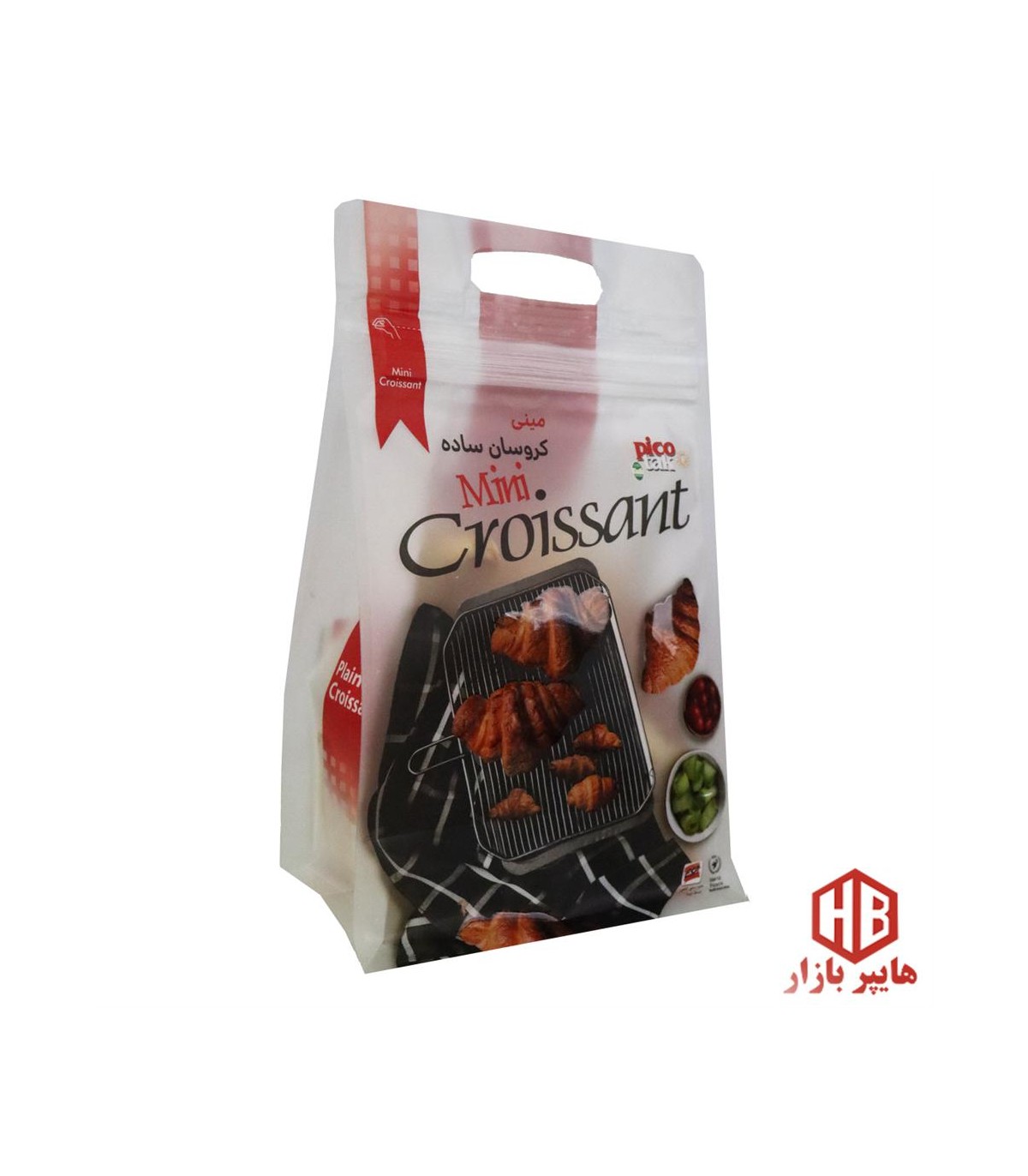 كروسان ميني ساده بدون كرم تك ماكارون