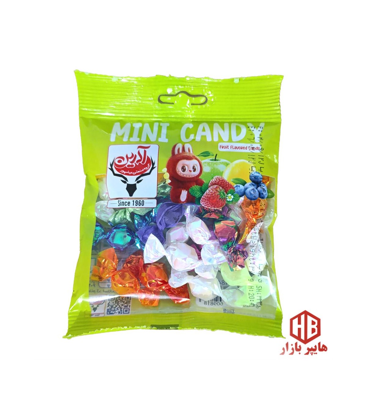 آبنبات 35 گرم استندي ميني كندي آدرين