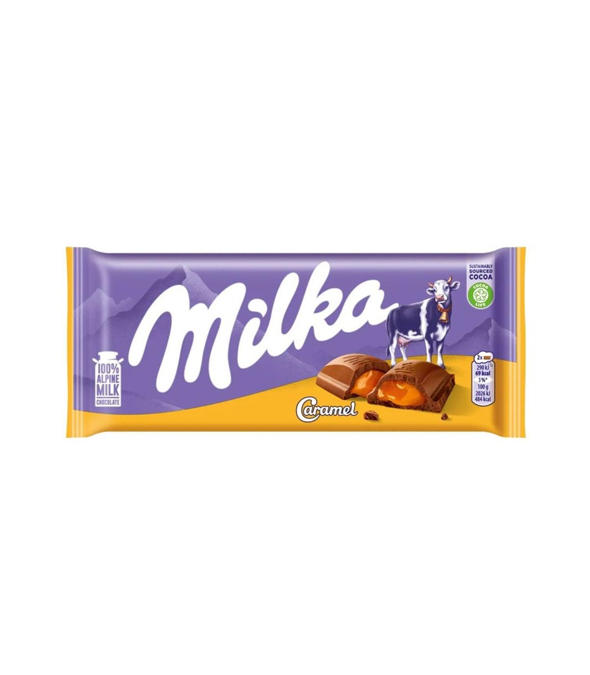 شكلات 100 كاراملي ميلكا Milka
