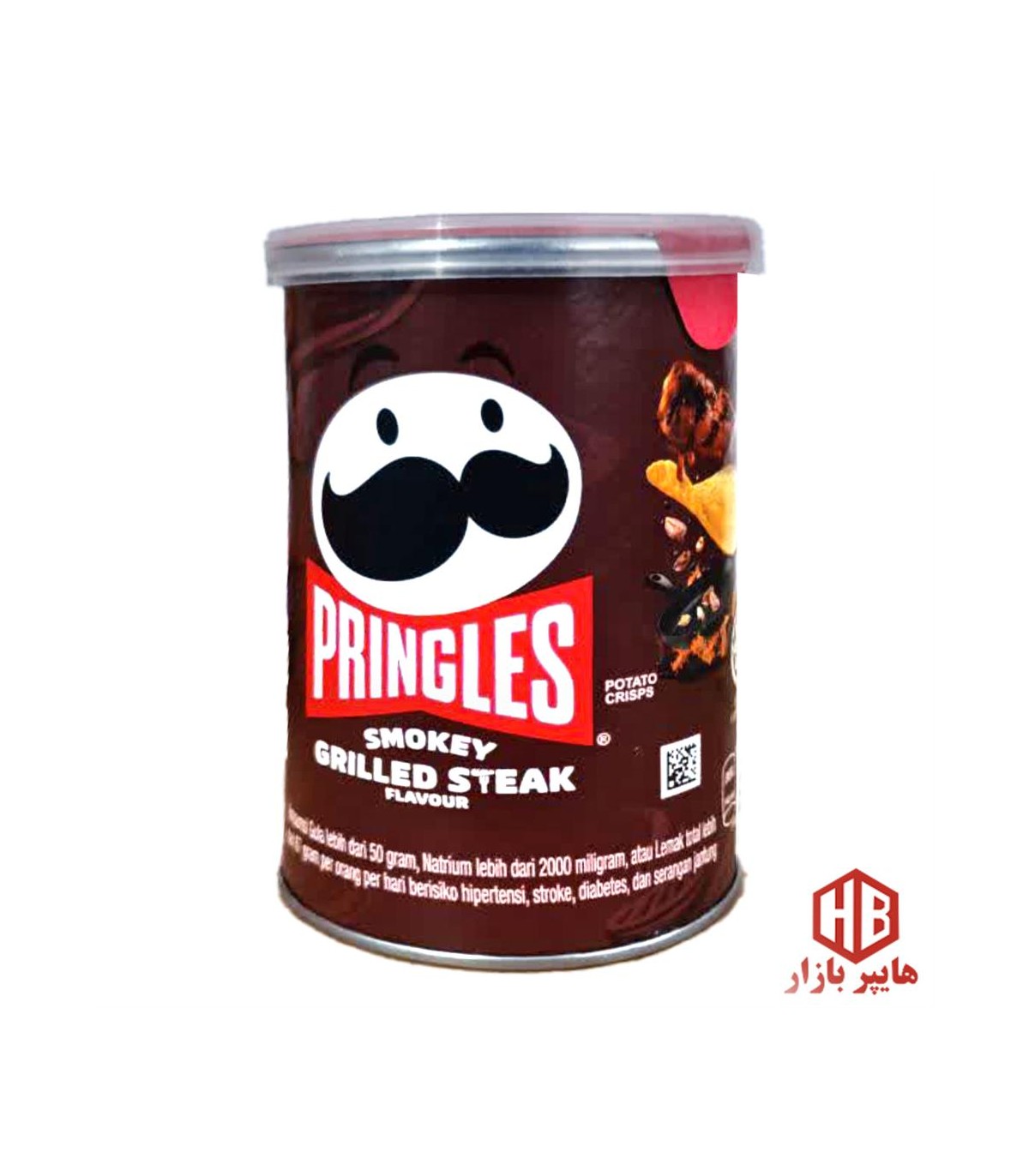 چيپس 42 گرم قوطي باربيكيو پرينگلز