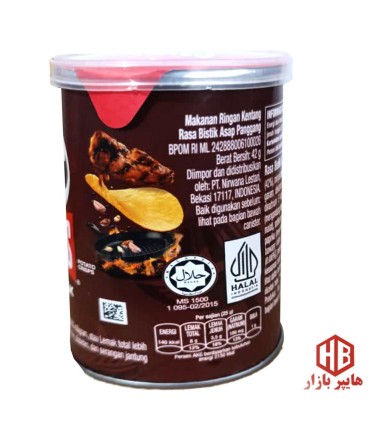 چيپس 42 گرم قوطي باربيكيو پرينگلز