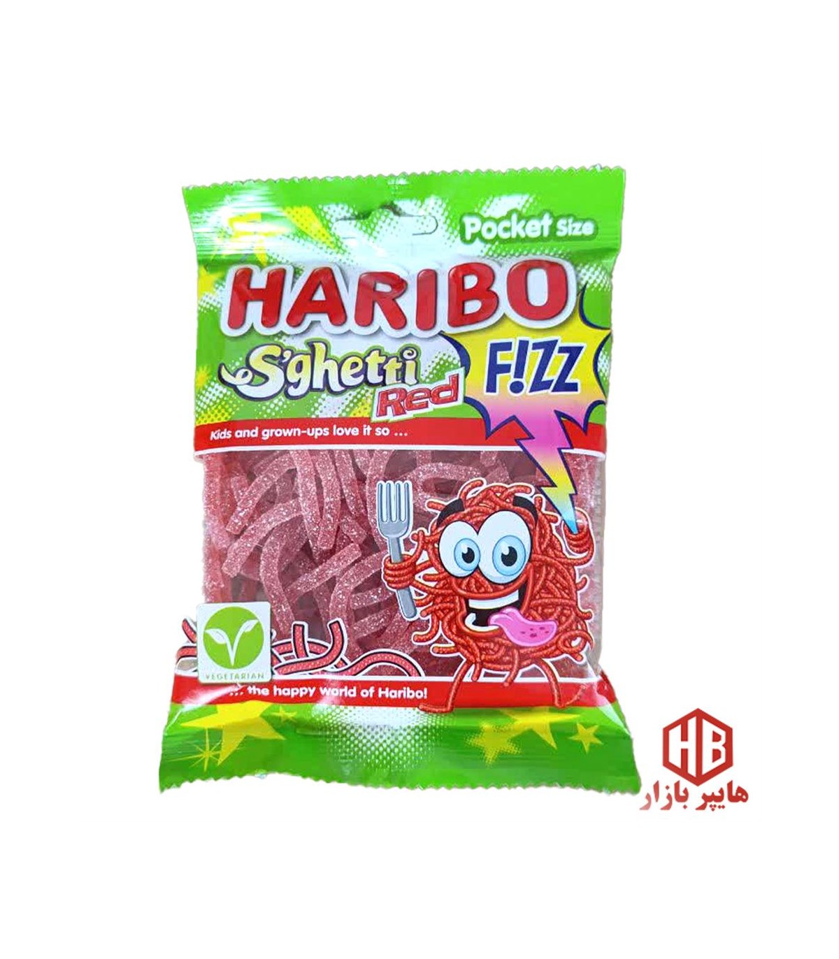 پاستيل 70 گرم اسپاگتي هاريبو HARIBO