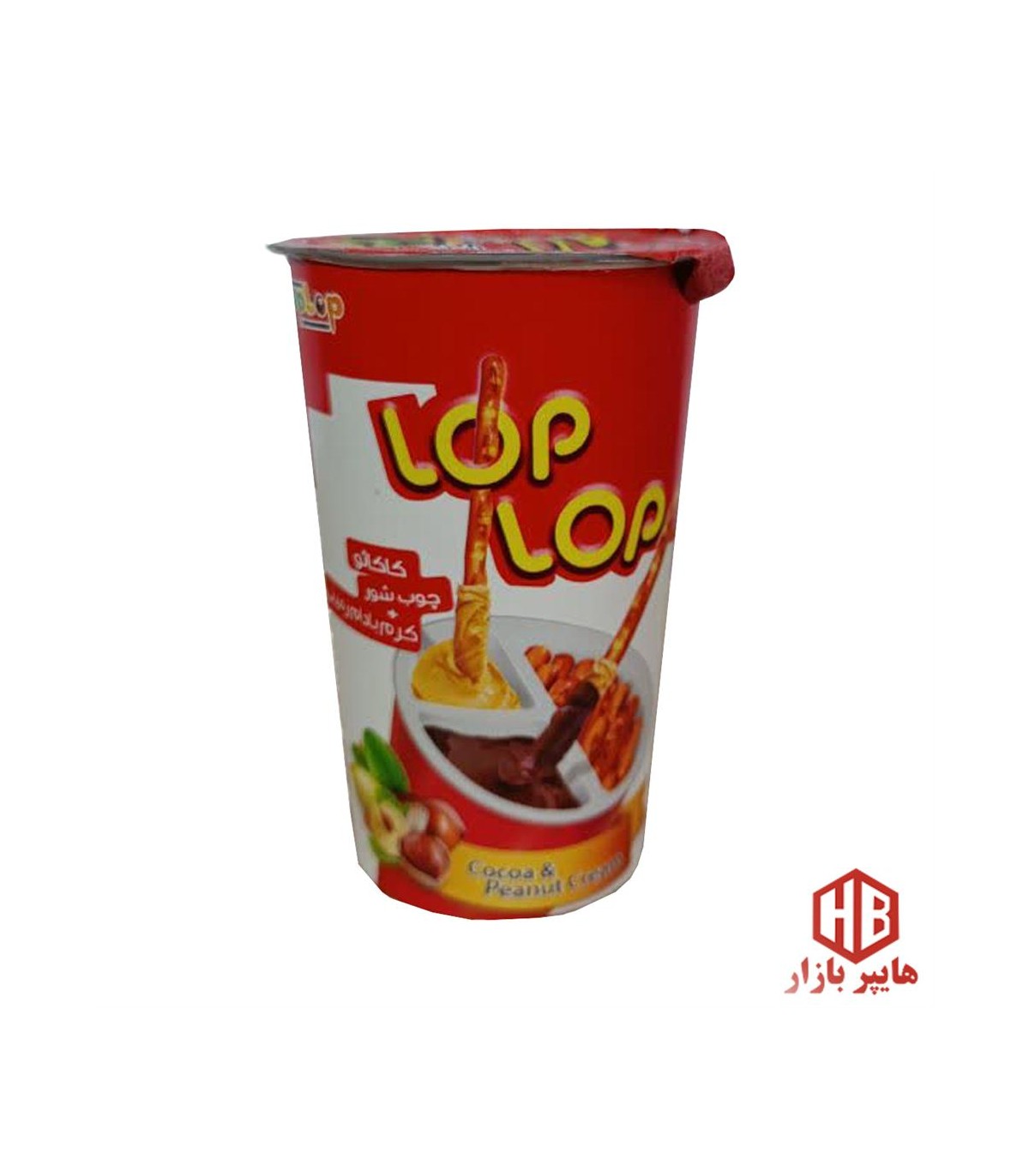 كراكر ليواني كرم شكلات و بادام زميني لپ لپ