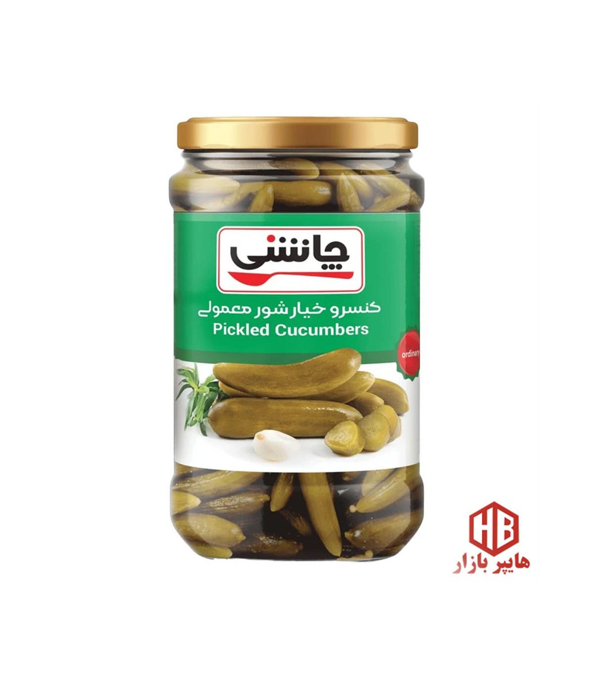 خيارشور 630 گرم معمولي چاشني