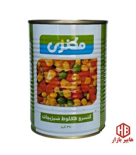 كنسرو 380 گرم مخلوط سبزيجات مكنزي