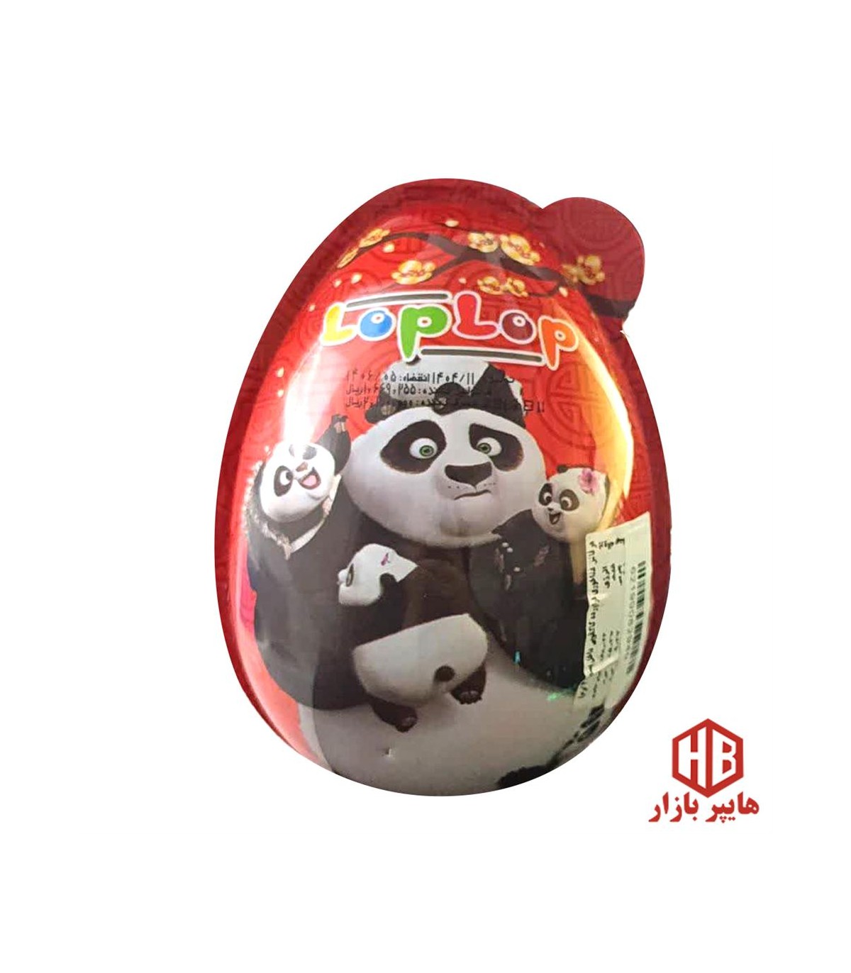 لپ لپ تخم مرغي بزرگ شفاف