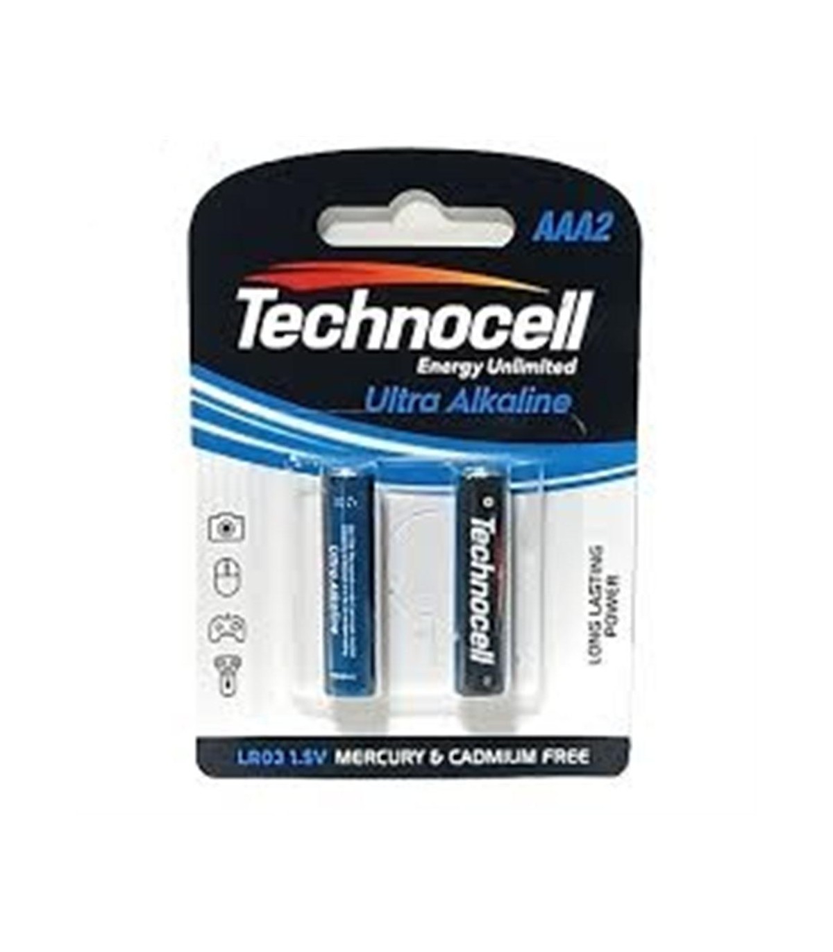 باطري نيم قلم 2 عددي اولترا آلكالاين Technocell