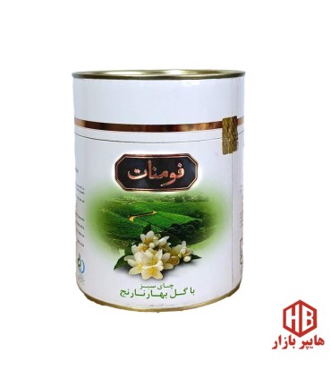 چاي سبز 150 گرم با گل بهار نارنج فومنات