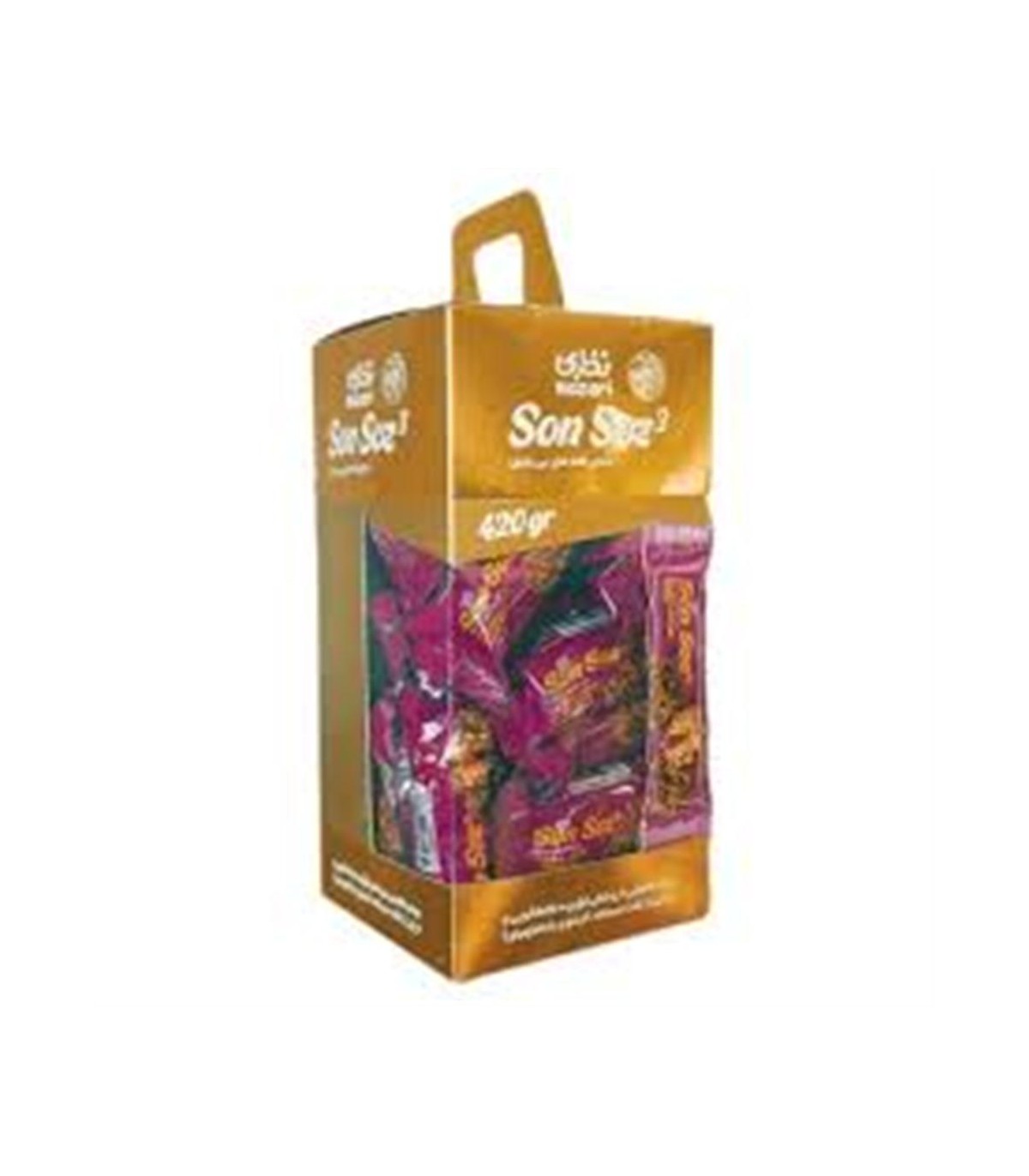 ويفر كاراملي روكش شكلات بادام زميني SonSuz نظري