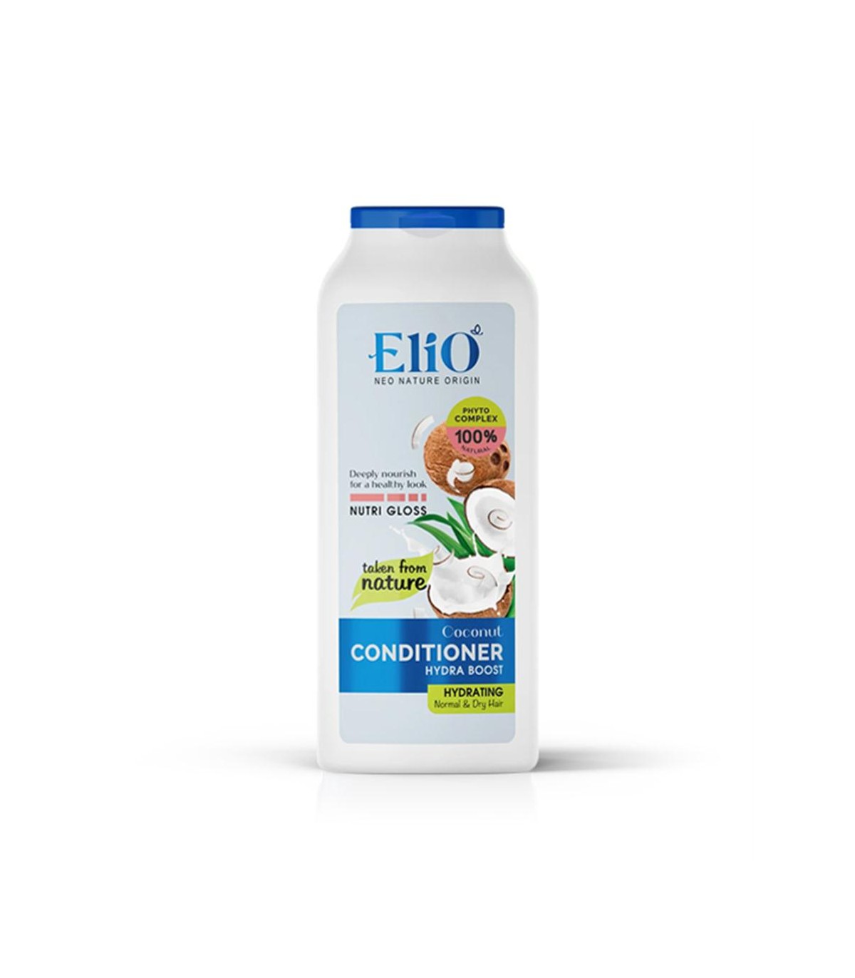 شامپو 400 ميل رطوبت رسان روغن نارگيل Elio