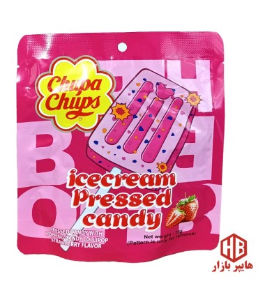 بستني خشك پك استند آپ چوبي توت فرنگي Chupa Chups