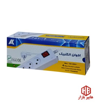 رابط برق 4 خانه كابل 3 متر كليددار اخوان الكتريك
