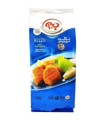 ناگت مرغ و پنير250 گرم ب.آ