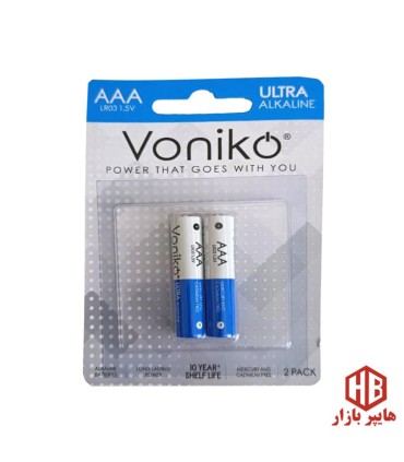 باطري قلم 2 عددي اولترا آلكالاين Voniko