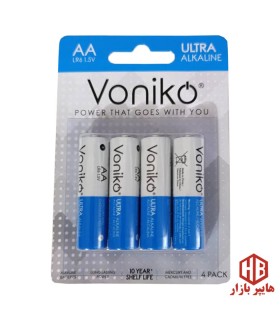 باطري قلم 4 عددي اولترا آلكالاين Voniko