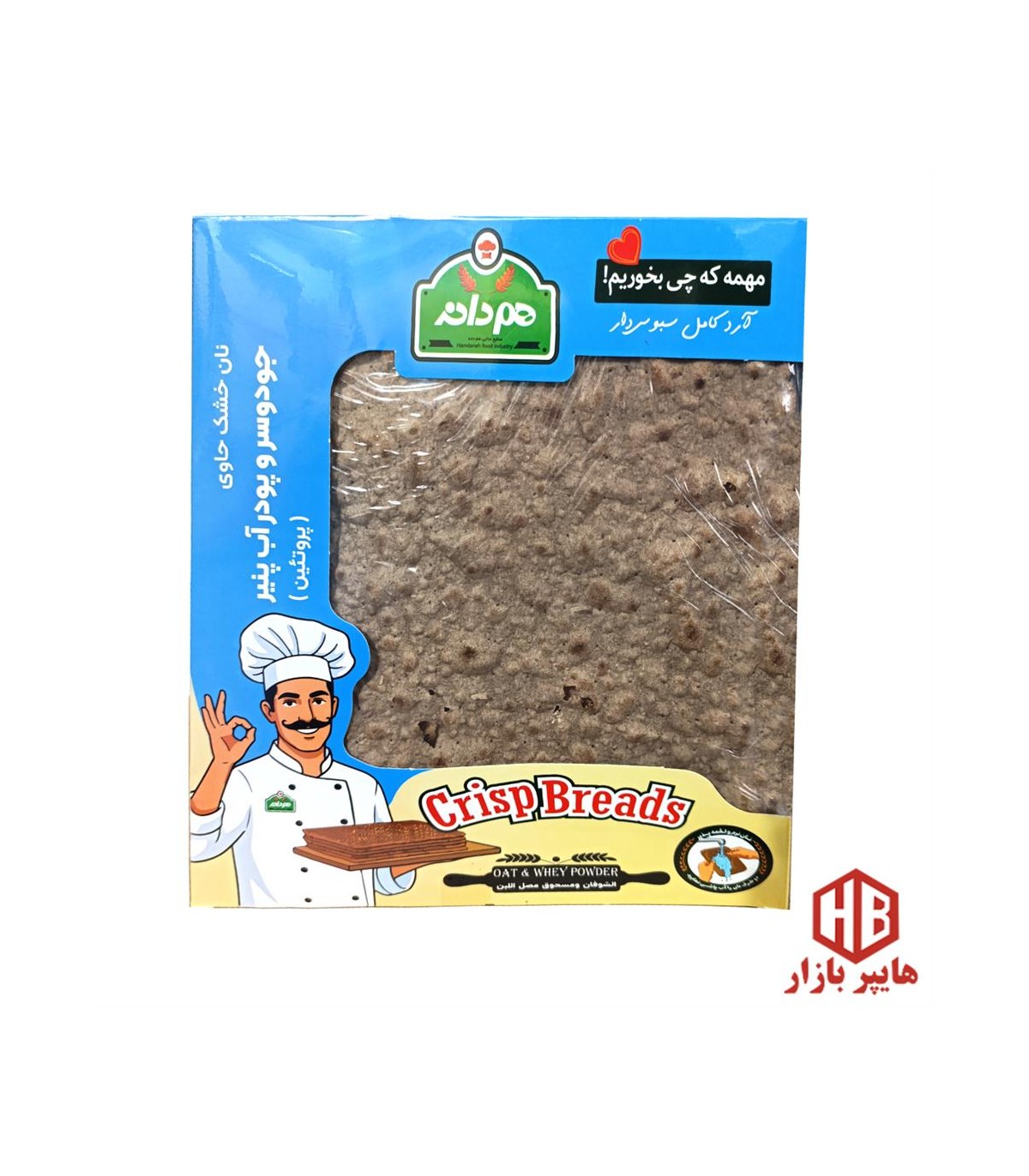 نان خشك جو دوسر و آب پنير