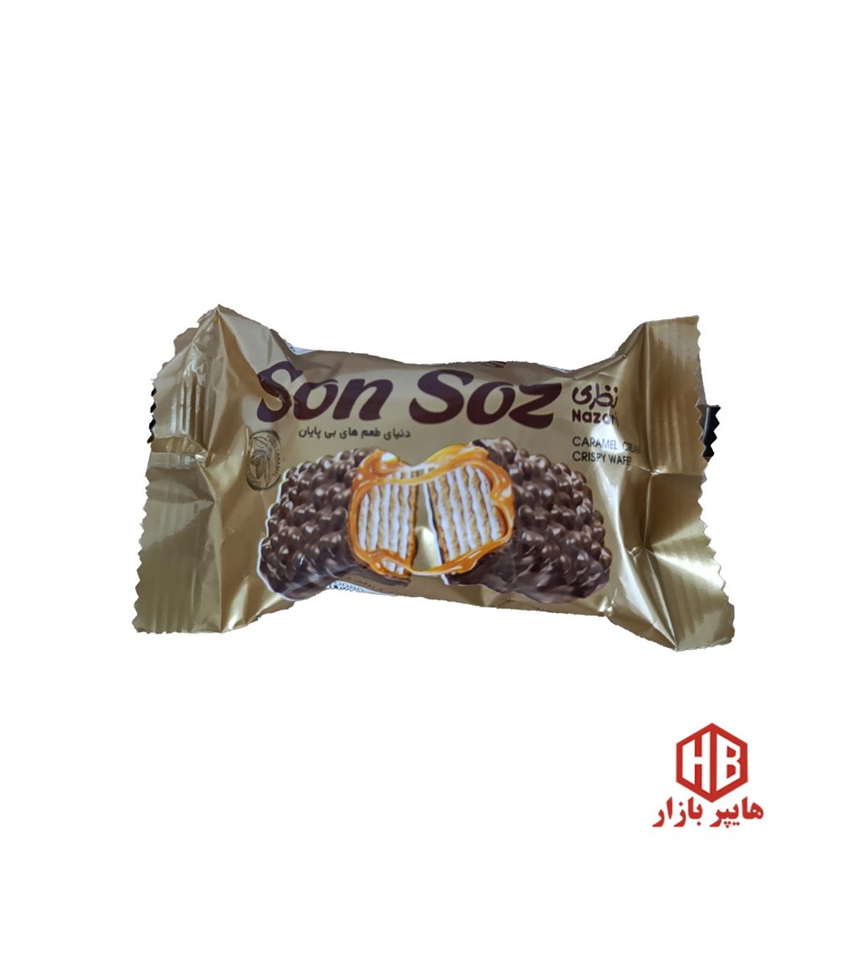 ويفر كارامل روكش شكلات فندقي SonSuz نظري