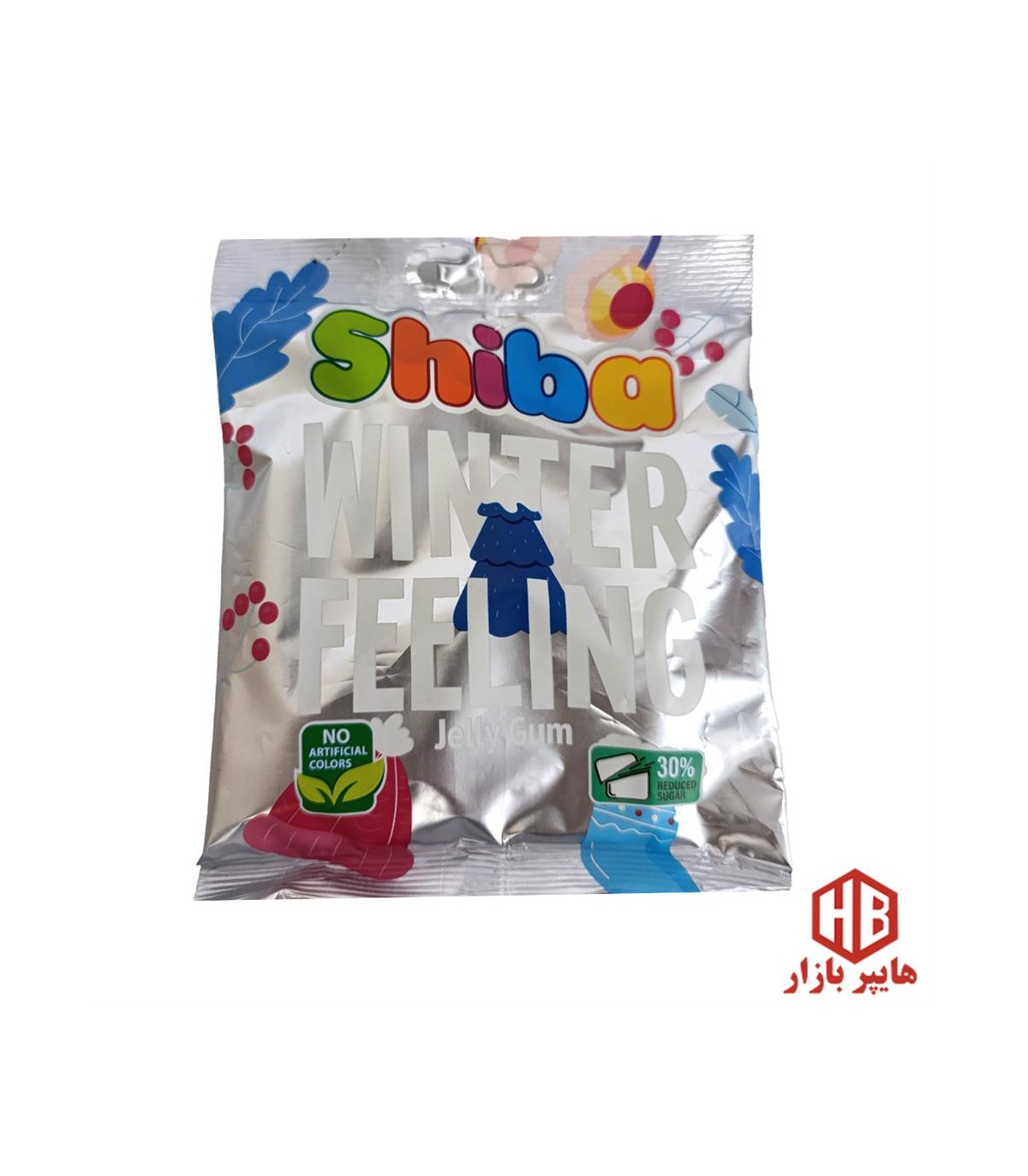 پاستيل 80 گرم 4 فصل طرح زمستان شيبا