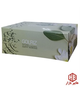 دستمال كاغذي جعبه اي 300 برگ ويژه برگ ريزان گلريز