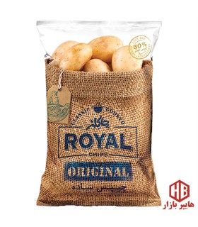 چيپس نمكي رويال بزرگ چاكلز