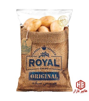 چيپس نمكي رويال بزرگ چاكلز