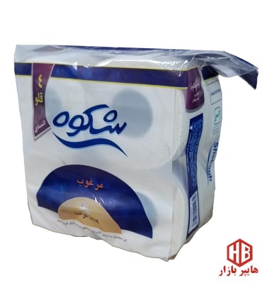دستمال كاغذي دلسي 4 رول شكوه
