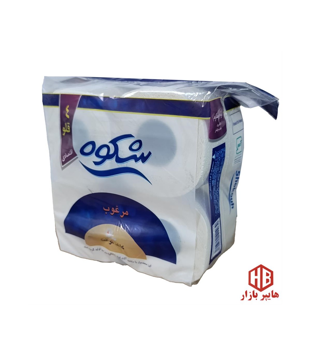 دستمال كاغذي دلسي 4 رول شكوه