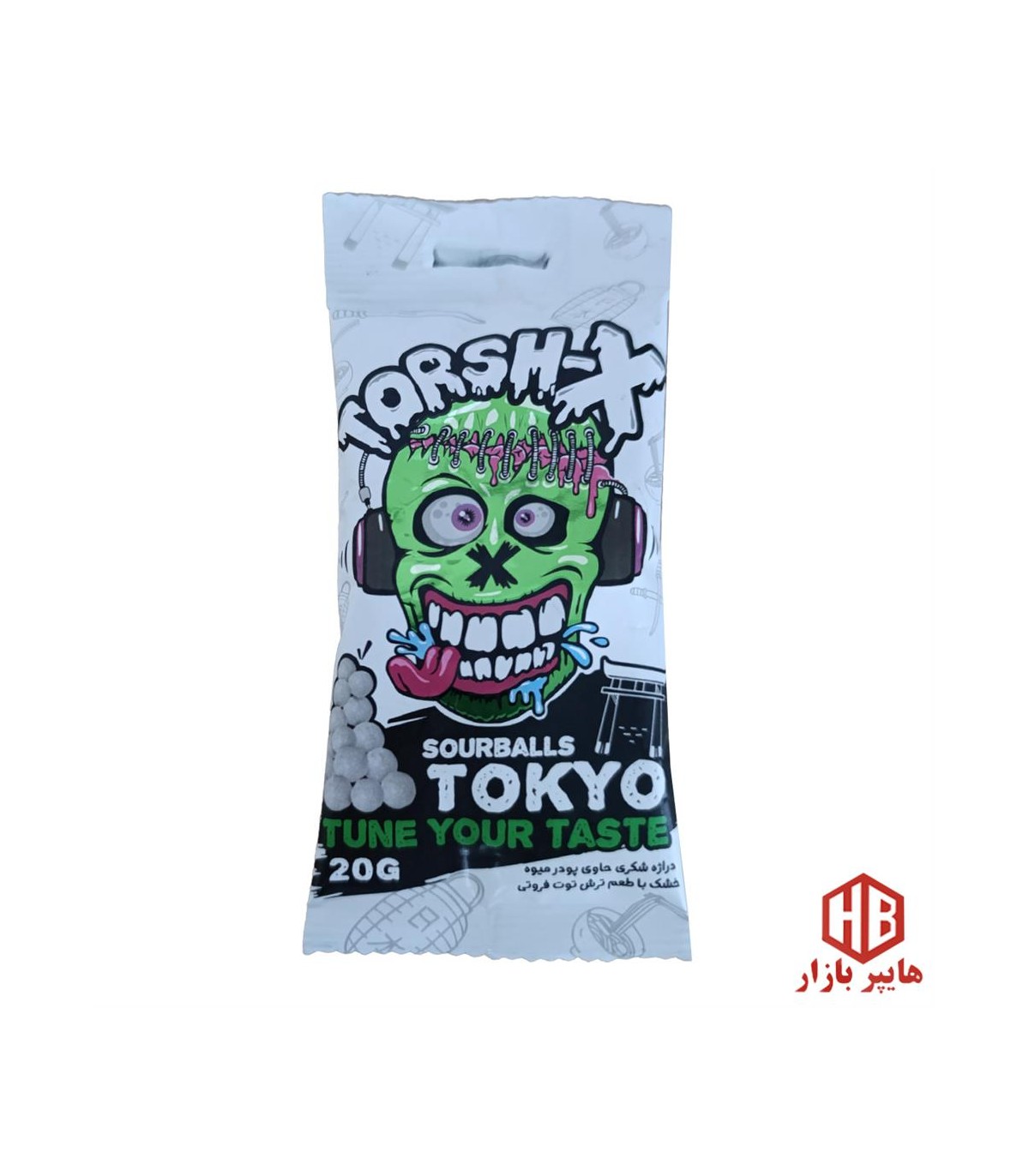 دراژه ميوه اي ترش 20 گرمي توكيو Torsh-X