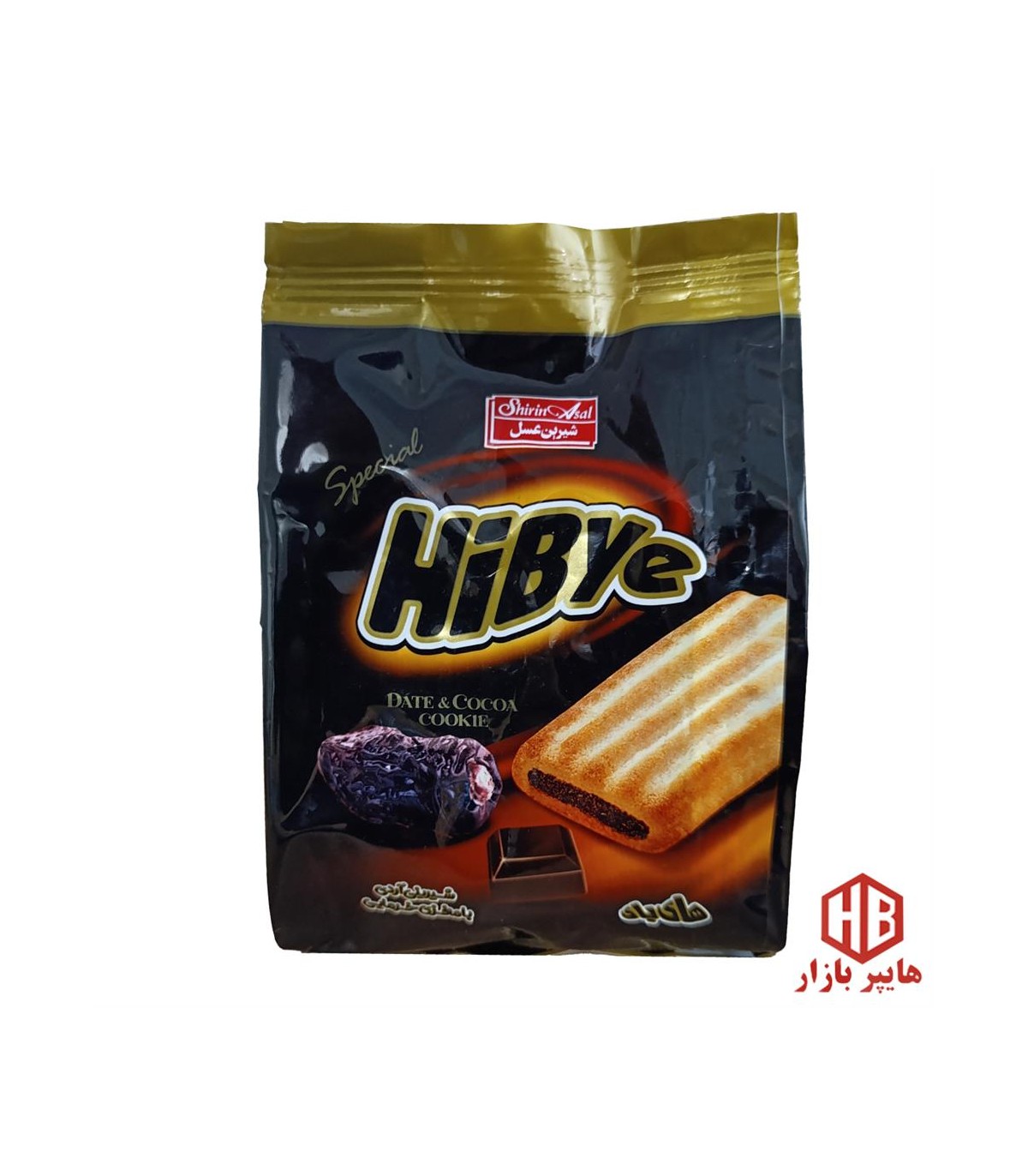 بيسكويت 200 گرم پاكتي خرمايي شيرين عسل