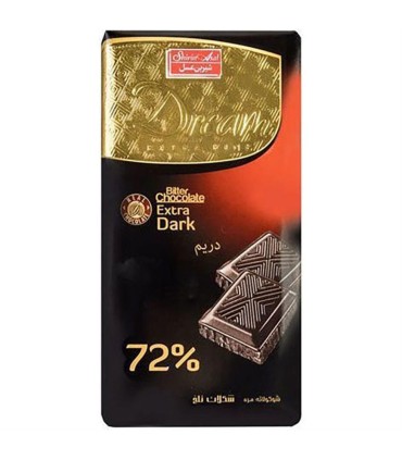 شكلات 100گرم تابلت تلخ 72% شيرين عسل