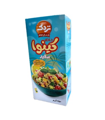 كينوا 250 گرم جعبه دانه كينوا سفيد تردك