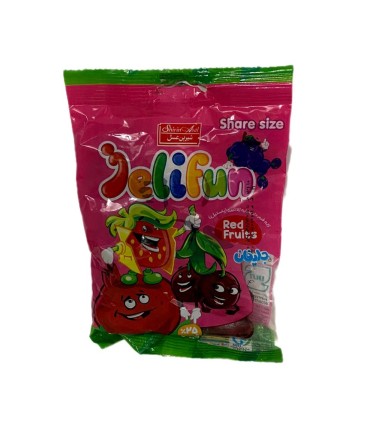 پاستيل 150 گرم ميوه هاي قرمز شيرين عسل