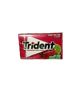 آدامس 14 عددي ليمو توت فرنگي تريدنت Trident