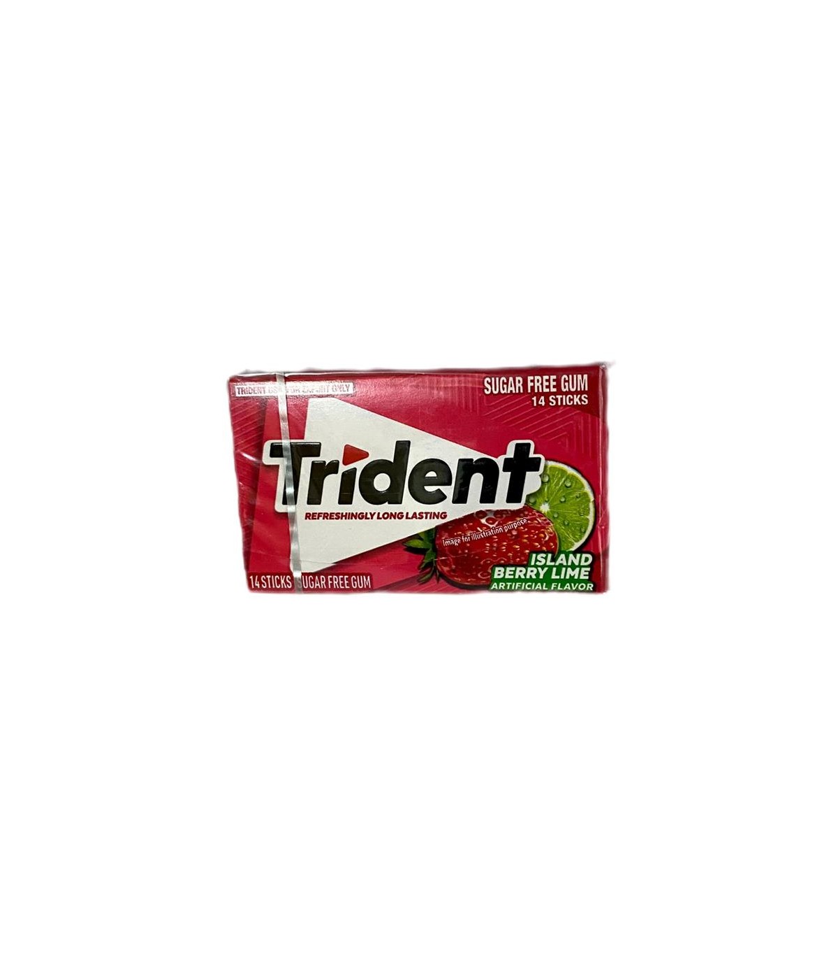 آدامس 14 عددي ليمو توت فرنگي تريدنت Trident