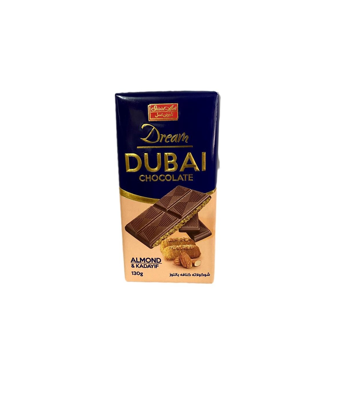 شكلات 130 گرم دوبي (دريم كنافه بادام) شيرين عسل
