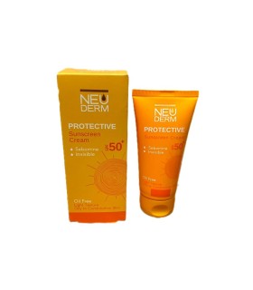 كرم ضد آفتاب 50 ميل SPF +50 بي رنگ نئودرم