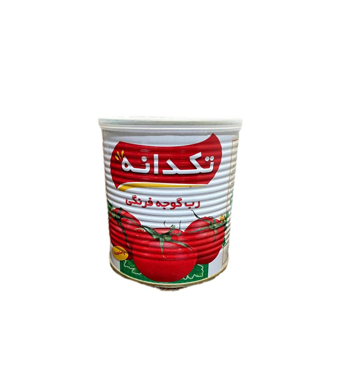 رب گوجه 800 گرم قوطي كليددار تكدانه