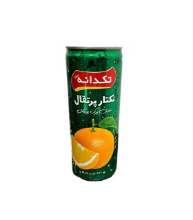آبميوه 240 ميل قوطي پرتقال تكدانه