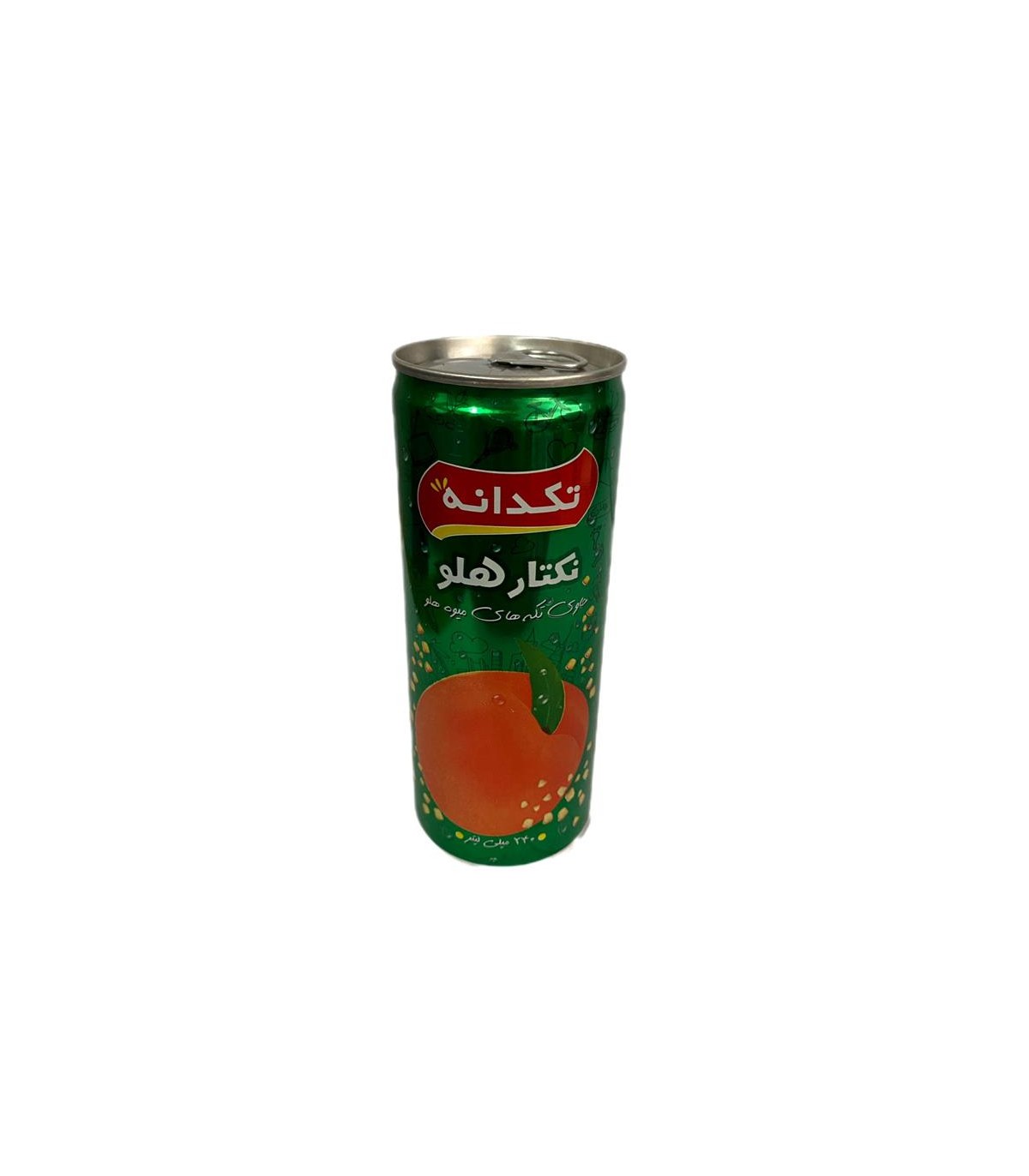 آبميوه 240 ميل قوطي هلو تكدانه