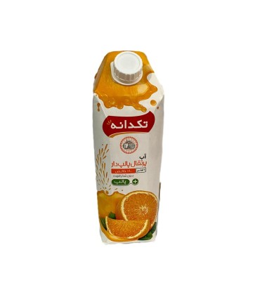 آبميوه 1 ليتر پرتقال پالپ دار تكدانه