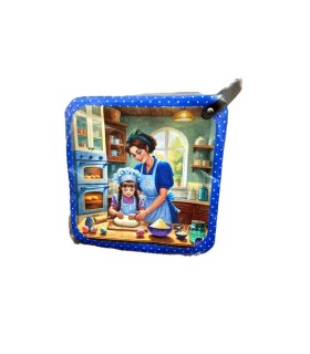 دستگيره آشپزخانه پارچه اي دو عددي طرح دار